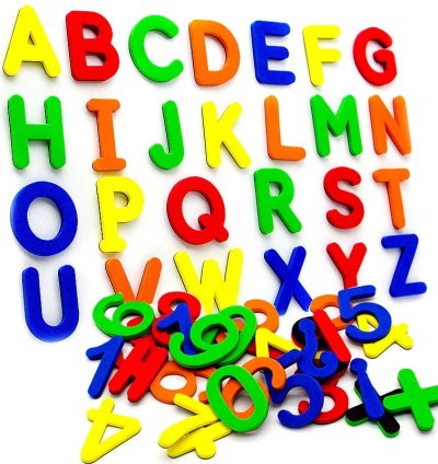 Magnetic Alphabet Letters EVA Foam Refrigerator Stickers Toddlers