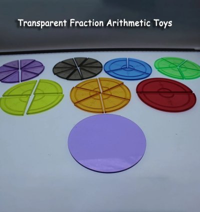 Montessori Math Didactic Materials Kids Translucent Geometric Shape