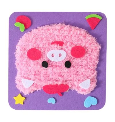 Learn to Sew Toys Cartoon Animals Handmade Dolls Crafting Set