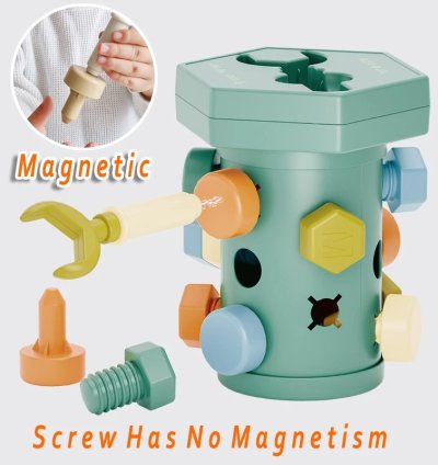 Montessori Screw Toys Large Screw Nut Disassembly Shape Matching
