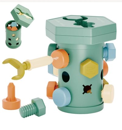 Montessori Screw Toys Large Screw Nut Disassembly Shape Matching