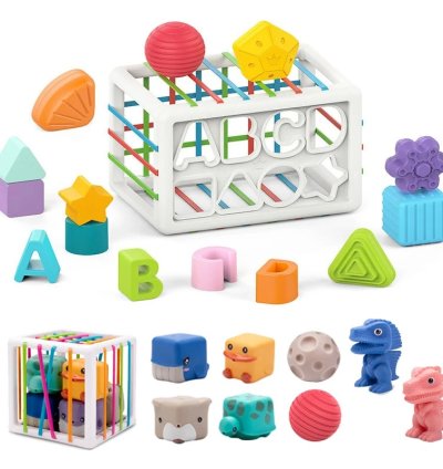 Baby Shape Sorting Toys Children Montessori Educational Toys Colorful