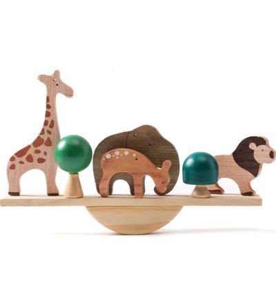 Montessori Sensory Toys Stacking Toys For Baby Forest Houses