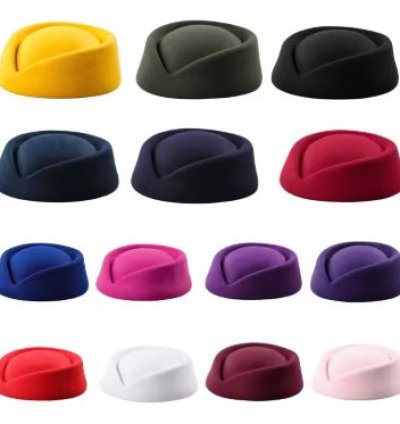 Beret Hat Caps Airline Stewardess