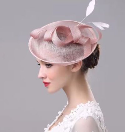 Lady Fascinator Elegant Yarn Mesh Fedoras