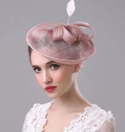 Lady Fascinator Elegant Yarn Mesh Fedoras