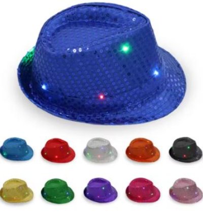 Luminous Led Jazz Hat Stage