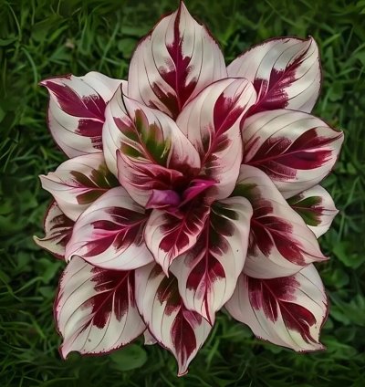 Crimson Calathea Seeds – Vibrant Tropical Foliage Houseplant for Home Garden
