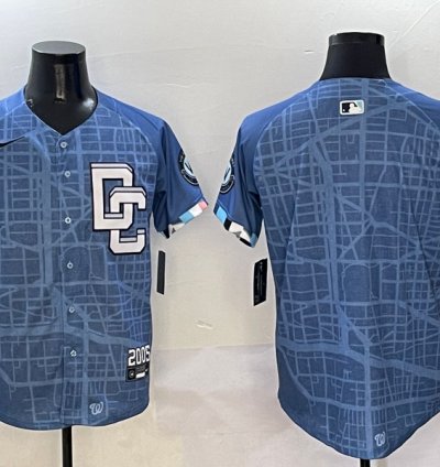 Washington Nationals Team Blue 2025 City Connect Limited Jersey