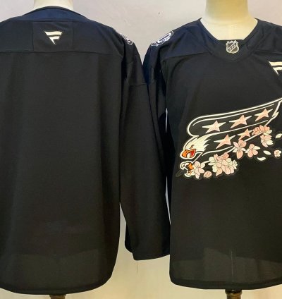 Washington Capitals Team Black Cherry Blossom Jersey