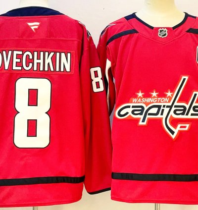 Washington Capitals Alexander Ovechkin Red Home Premium Jersey