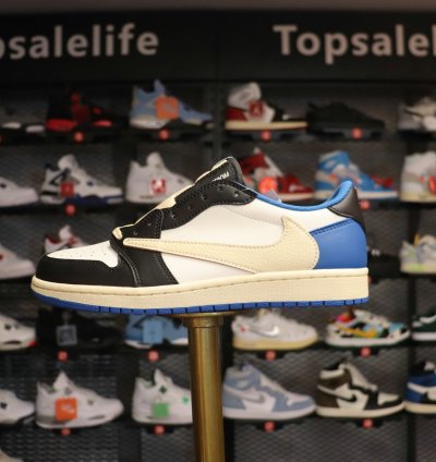 Men's Air Jordan x Travis Scott x Fragment 1 Low
