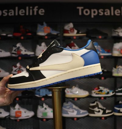 Men's Air Jordan x Travis Scott x Fragment 1 Low