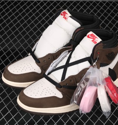 Nike Air Jordan AJ1 Retro High OG SP Travis Mocha