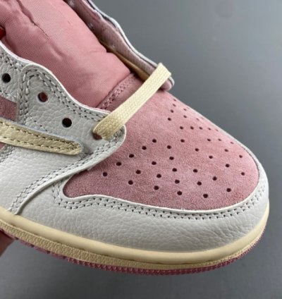 Travis Scott x Air Jordan 1 Low OG Shy Pink