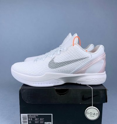 Nike Kobe 6 Protro White Sneakers