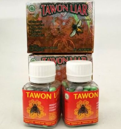 Tawon Liar Capsules Bottle Herbal Immunity Stamina Pain Relief