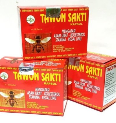 Tawon Sakti Herbal Capsules Boost Stamina Treat Gout Rheumatism Cholesterol
