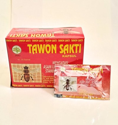 Tawon Sakti Herbal Capsules Boost Stamina Treat Gout Rheumatism Cholesterol