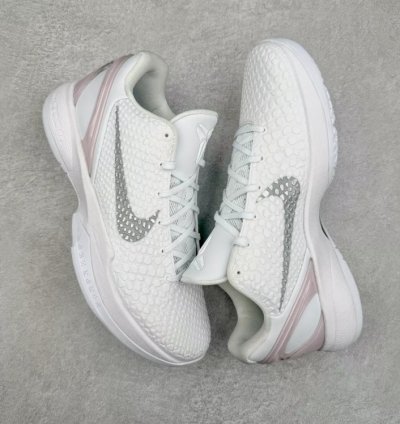 Nike Kobe 6 Protro Mens Womens Basketball Shoes White