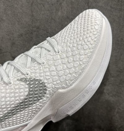 Nike Kobe 6 Protro White Colorway Sneakers