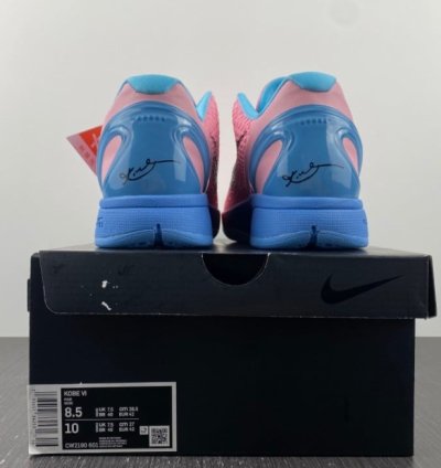 Nike Kobe 6 Protro Pink Blue Black-White
