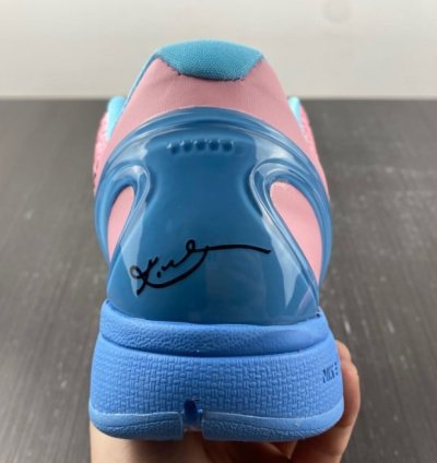 Nike Kobe 6 Protro Pink Blue Black-White