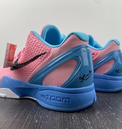 Nike Kobe 6 Protro Pink Blue Black-White