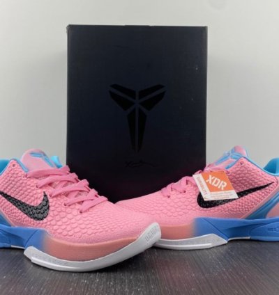 Nike Kobe 6 Protro Pink Blue Black-White