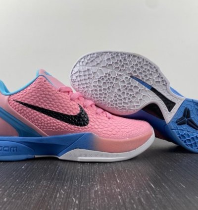 Nike Kobe 6 Protro Pink Blue Black-White