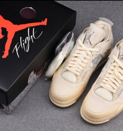 Air Jordan 4 Retro Off-White Sail