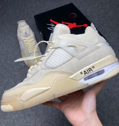 Air Jordan 4 Retro Off-White Sail