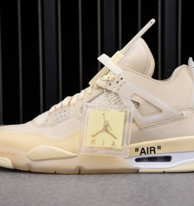 Air Jordan 4 Retro Off-White Sail