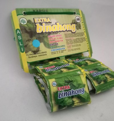 Extra Binahong Capsules Effective for Gout Aches and Pains Rheumatism