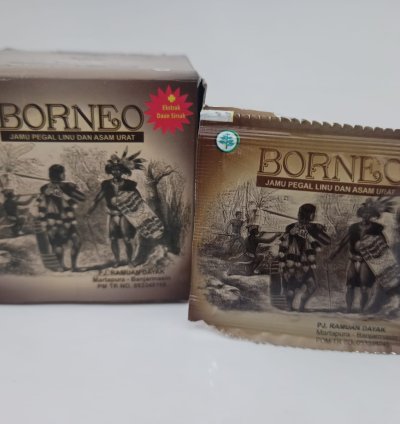 Borneo Capsules Original Dayak Herbs For Rheumatic Lumbago Pain