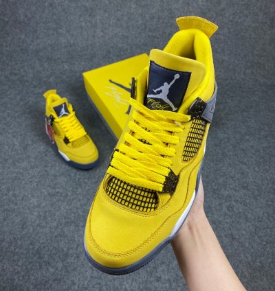 Air Jordan 4 Retro Lightning Yellow 2021
