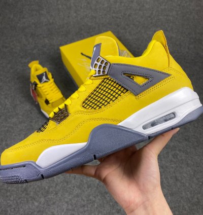 Air Jordan 4 Retro Lightning Yellow 2021