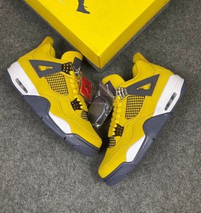Air Jordan 4 Retro Lightning Yellow 2021