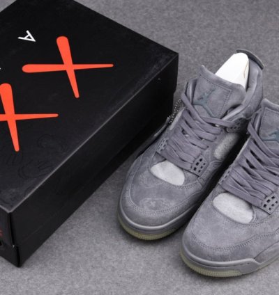 Air Jordan 4 Retro Kaws Grey