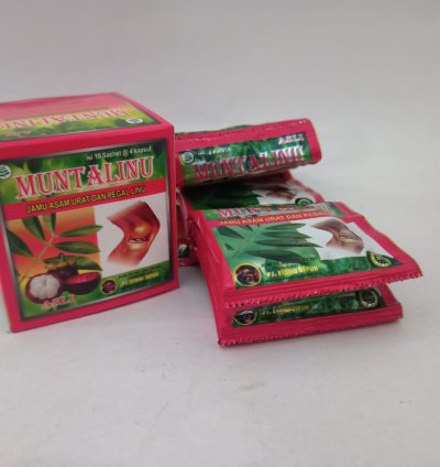 Muntalinu Capsule Herbal For Uric Acid Chronic Rheumatic Destroy Blood Clot