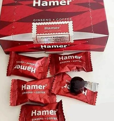 Hamer Giseng And Coffee Candy Herb To Increasee Men's Stamina