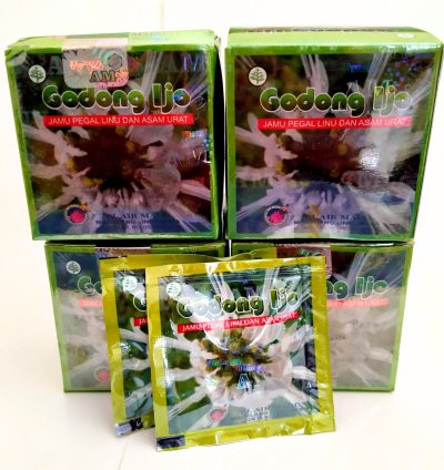 Godong Ijo Capsules For Gout,Chronic Rheumatism, Cholesterol