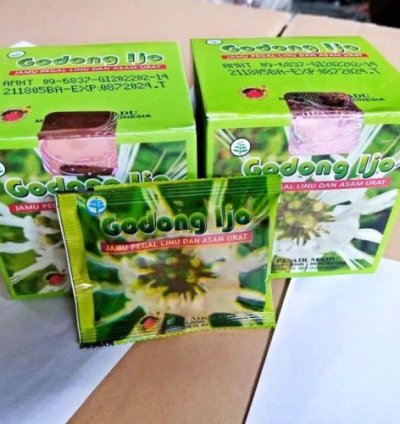 Godong Ijo Capsules For Gout,Chronic Rheumatism, Cholesterol