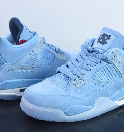 Jordan 4 Retro UNC University Blue Cool Grey Black