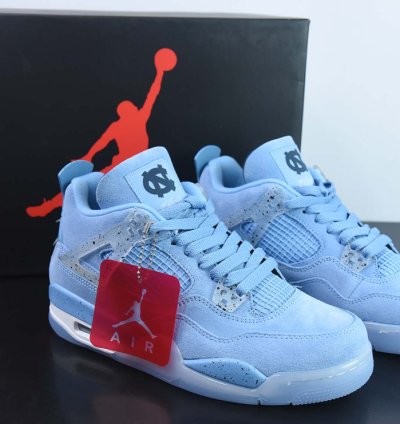 Jordan 4 Retro UNC University Blue Cool Grey Black