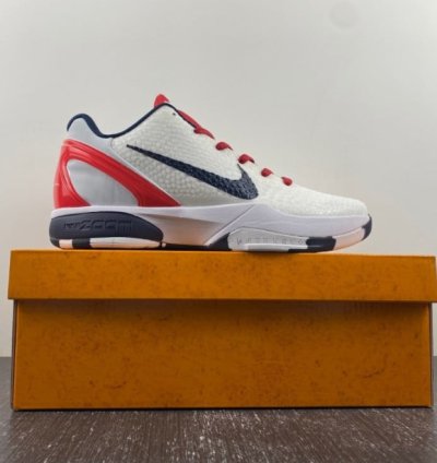 Nike Kobe 6 Protro Team USA White Red Navy