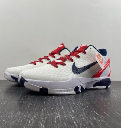 Nike Kobe 6 Protro Team USA White Red Navy