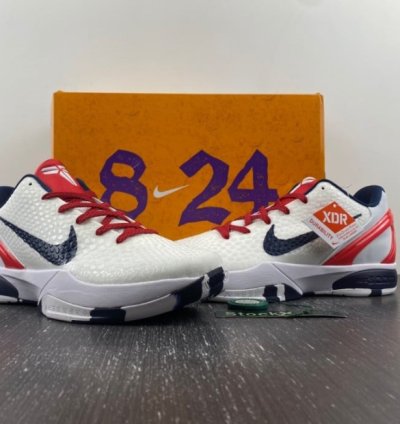Nike Kobe 6 Protro Team USA White Red Navy