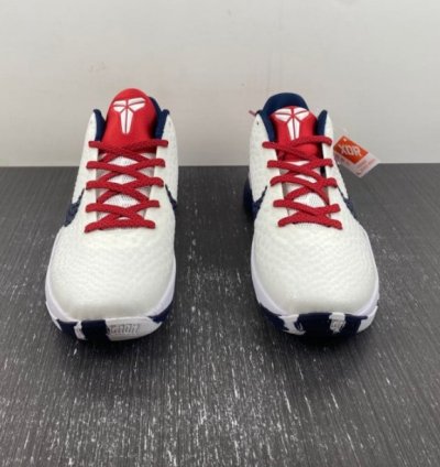 Nike Kobe 6 Protro Team USA White Red Navy
