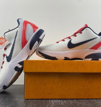 Nike Kobe 6 Protro Team USA White Red Navy